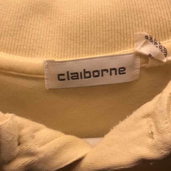 XXL - Yellow - Claiborne “Polo” Shirt - Picture 2 of 2